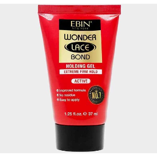 Ebin Wonder Lace Bond Holding Gel Extra Mega Hold Active 37ml
